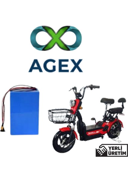 Motolux F4 48 Volt 18 Ah Lifepo4 Batarya