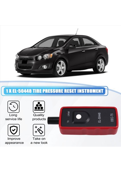 EL-50448 Lastik Basıncı Rezetter Tpms Aktivasyon Aracı Oec-T5 Lastik Basınç Izleme Buick Chevrolet Için Sıfırlama Aracı (Yurt Dışından) fırsatları