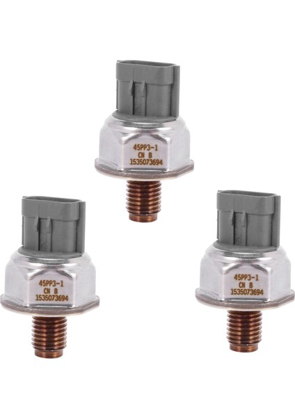 3x Common Rail Yakıt Basınç Sensörü 45PP3-1 1465A034A 8C1Q9D280AA Nissan Navara D40 Pathfinder 2 5 (Yurt Dışından)