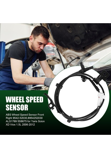 Abs Tekerlek Hız Sensörü Ön 9542-52030 8954252030 ALS1769 5S8675 Toyota Yaris Scion Xd Vıos 1 5l 2006-2012 (Yurt Dışından) fırsatları