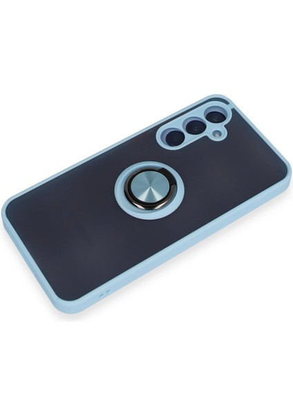 Samsung Galaxy A25 5g Kılıf Montreal Yüzüklü Silikon Kapak - Buz MAVI-(5796) - N097J163-M81097 fırsatları