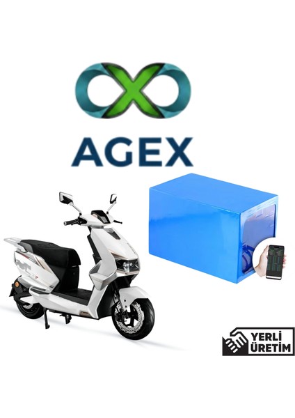 Arora Zr7 72 Volt 30 Ah Smart Bluetooth Özellikli Lifepo4 Batar