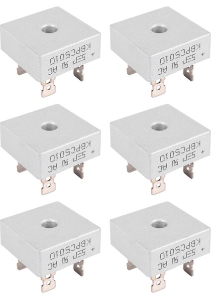 6x Tek Faz Diyot Köprüsü Doğrultucu 50A 1000V KBPC5010 Yeni (Yurt Dışından)