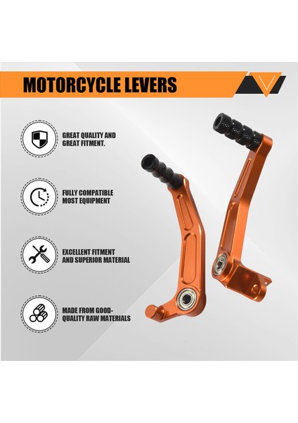 1paır Cnc Kütük Ayak Freni Pedalı Vites Vardiya Kolu Ktm Duke Rc 125 200 390 2011-2016 (Yurt Dışından) fırsatları