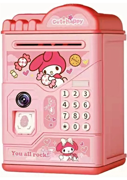 Kumbara Tasarımı Şifreli Atm Kuromi ve Arkadaşları modelleri