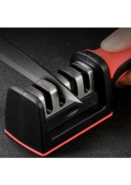 4 Aşamalı Bıçak & Makas Bileme Aleti -Kaymaz Tabanlı indirimleri