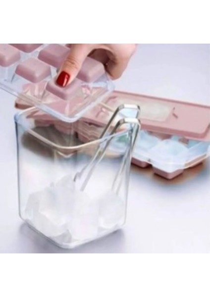 12 Bölmeli Buz Kalıbı - Bas Parmak Silikon Buz Kalıbı - Kolay Buz Çıkarma modelleri