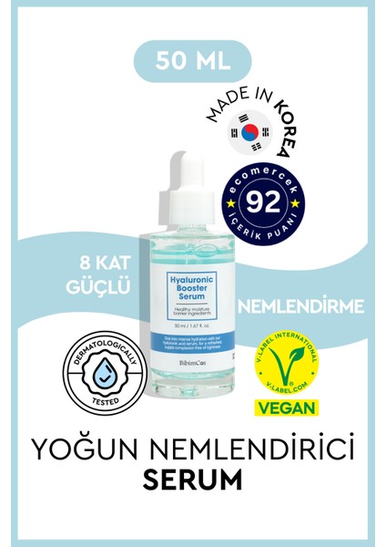 Hyaluronic Booster Serum 50ml - Yoğun Nemlendirici Serum