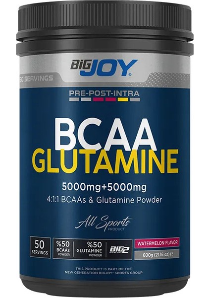 Bcaa Glutamine Karpuz Aroma 600g Bcaa Glutamin Amino Asit