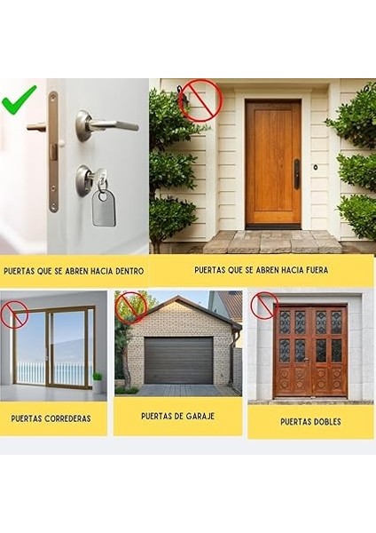 Taşınabilir Kapı Kilidi – Deliksiz Kapı Kilidi, Seyahat Etmek Için Güvenli Seyahat, Otel, Ev, Apartman Için Deliksiz Kapı Kilidi fırsatları