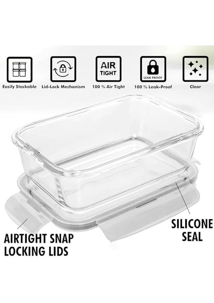 Fresco Tekli Saklama Kabı, 400 Cc, Cam modelleri