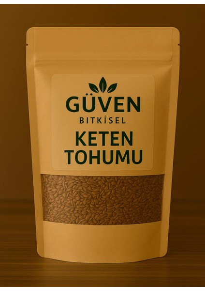 Tane Keten Tohumu | Doğal, Taze ve Katkısız | Sağlıklı Beslenme Için Ideal