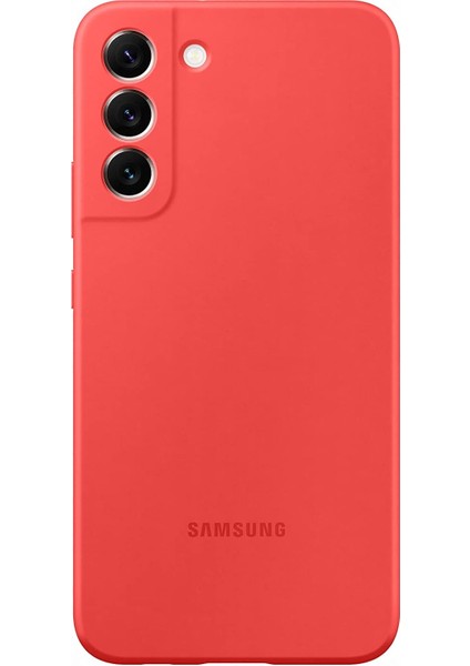 Galaxy S22 Plus Silikon Kılıf - Kırmızı