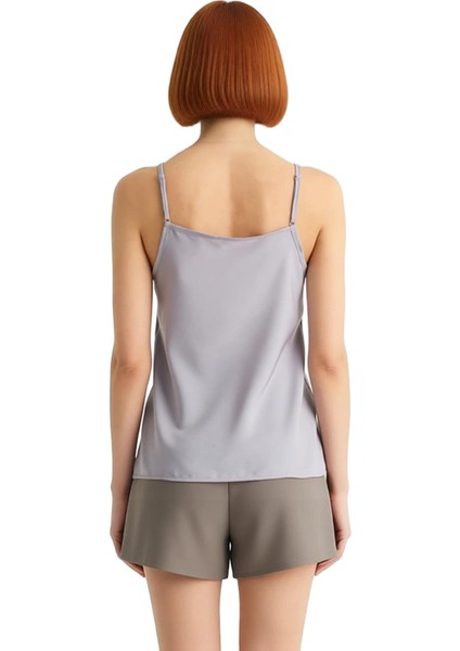 Kadın V Yaka Kolsuz Dokuma Bluz Günlük Şıklık Için Ideal Parça Kaliteli Şık Rahat Modern Zarif modelleri