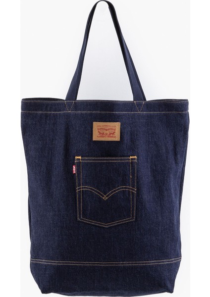 Kadın Lacivert Jean Kot Denim Kol Çantası D5440-0002 fırsatları