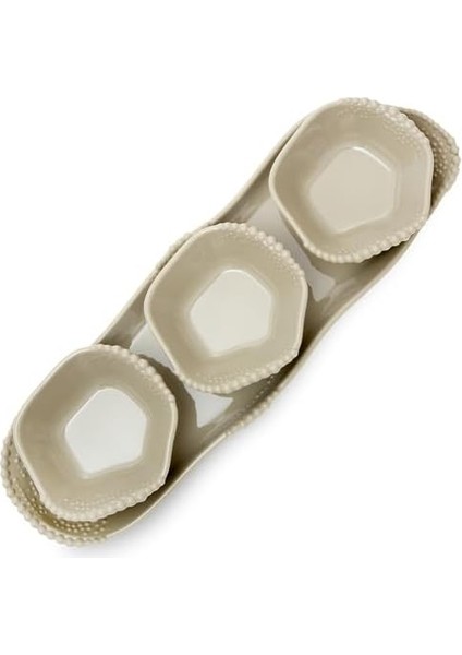 Maris Melamin 4&apos;lü Bej Tepsi modelleri