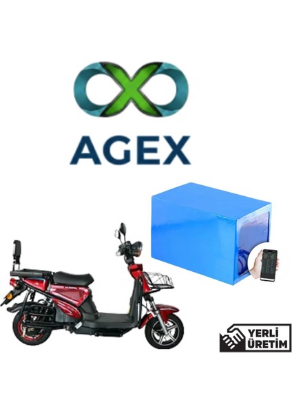 Kral KR04 60 Volt 24 Ah Lifepo4 Batarya