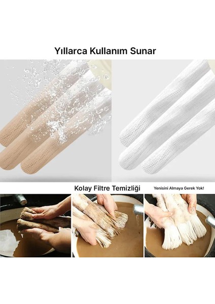 PM-28653 Ana Hat Su Arıtma Sistemi 5.000 L/saat Paslanmaz Çelik Gövdeli Yıkanabilir Uf-Pvdf Filtreli indirimleri