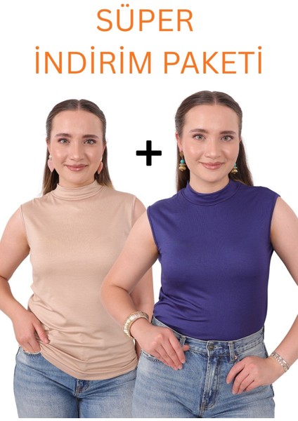 Sıfır Kol Boğazlı Kısa Içlik