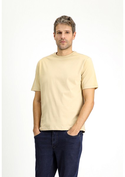 Bisiklet Yaka Regular Fit Süprem Pamuk Tişört