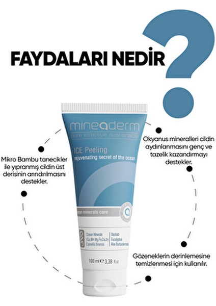 Ice Peeling Yenileyici Etkiyle Cilt Arındırıcı 115 ml Okyanus Mineralleri İçerir modelleri
