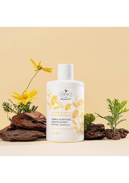 Otacı Botanics Dolgunluk & Hacim Veren Bakım - Arnika ve Bitkisel Keratin Içeren Bitkisel Şampuan modelleri