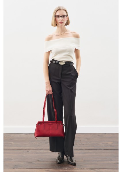 Uzun Paça Straıght Pantolon Siyah