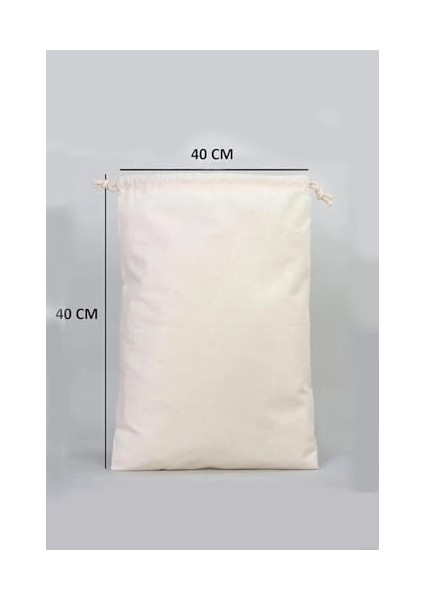 Torbası, Pamuk Bez Torba, 40X40 Cm, Baskılı Ekmek Desenli, Krem Rengi fiyatları