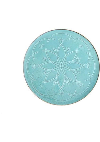 Christina Turkuaz Düz Tabak 32CM