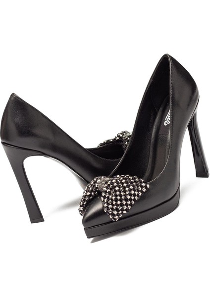 Kadın Taşlı Fiyonklu Platform Ayakkabı 6030 modelleri