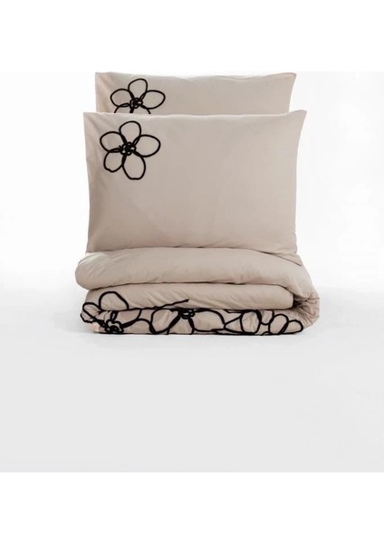 Buğz Cotton Box Brode Ranforce Çift Kişilik Nevresim Takımı Panos Kahve modelleri