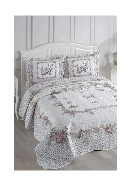 Örtüm Katie Çift Kişilik Kapitone Yatak Örtüsü Takımı - Pembe fiyatları