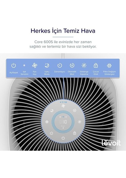 Core 600S Akıllı Hava Temizleme Cihazı modelleri