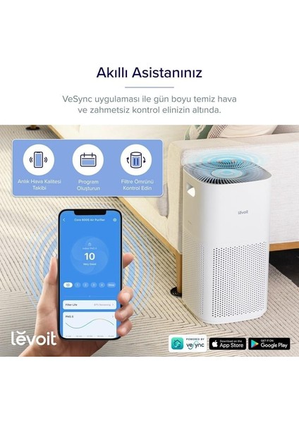 Core 600S Akıllı Hava Temizleme Cihazı indirimleri