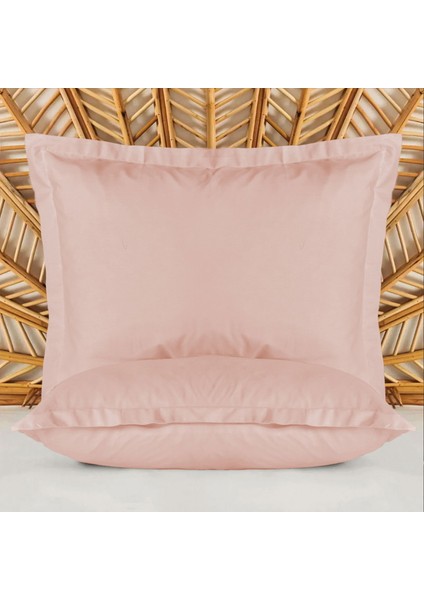 Soft Basic Oxford 2'li Yastık Kılıfı - Gülkurusu - 50X70 cm