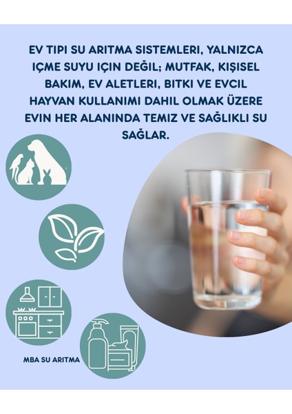 Yakut 6 Aşamalı Pompalı Su Arıtma Cihazı Ve 3 Yollu Bataryalı Musluk