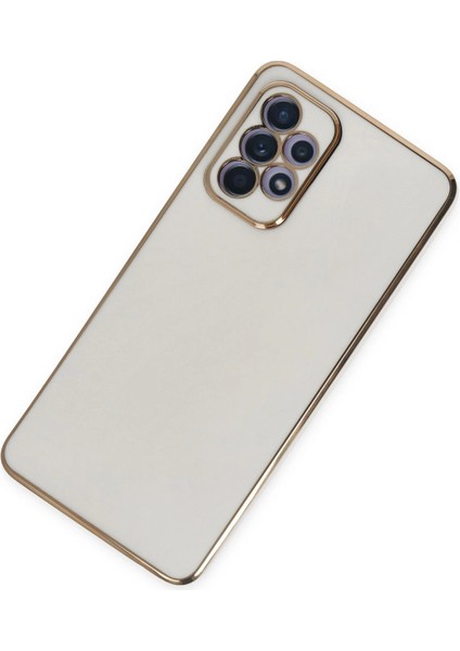 Samsung Galaxy A52 Kılıf Volet Silikon - Beyaz