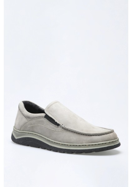 Iç Dış Deri Gri Nubuk Bağcıklı Ortopedik Ultra Rahat Ayakkabı fiyatları
