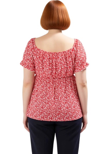 Kadın Kalp Yaka Balon Kol Örme Bluz Şık ve Konforlu Tasarım Kaliteli Şık Rahat Modern Zarif modelleri