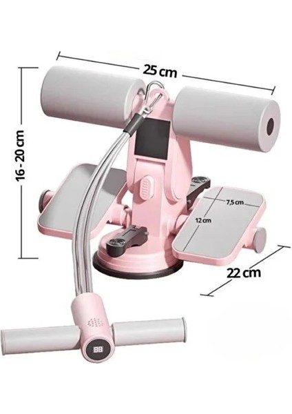Çift Vantuzlu Sayaçlı Mekik Çekme Spor Aleti Karın Egzersizi Evde Spor Egzersiz Mekik Aleti fiyatları