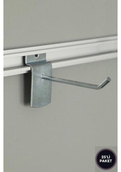 Kanallı Panoya Galveniz Kanca 10 Cm-Galveniz