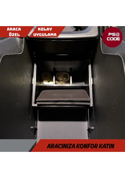Volkswagen Tiguan 2024 ve Üzeri Orta Konsol Saklama Kutusu-Kolçak fiyatları