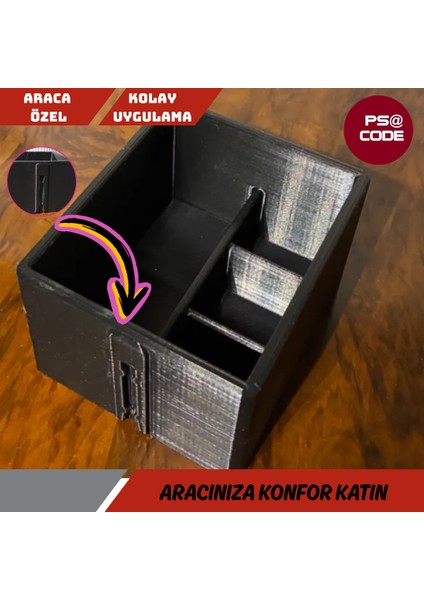 Volkswagen Tiguan 2024 ve Üzeri Orta Konsol Saklama Kutusu-Kolçak fırsatları