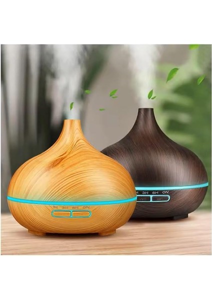 Kumandalı Oda Nemlendirici, Difüzör Buhar Ultrasonik Hava Nemlendirici, Aromatik Oda Kokusu 7 Renk LED Işıklı, 550 ml modelleri