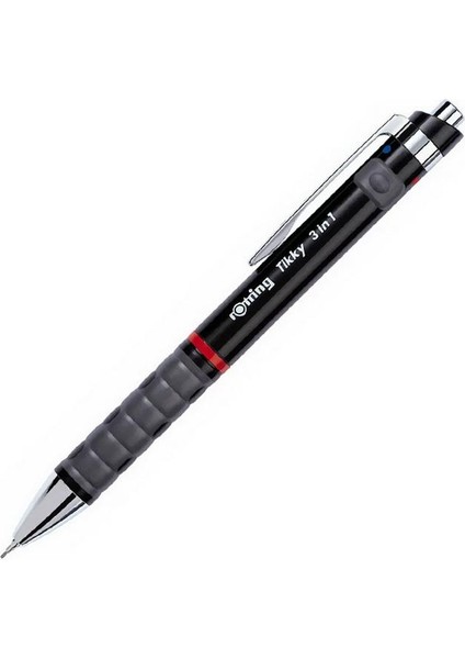 3 In 1 Premium – Limited Edition Çok Fonksiyonlu Kalem (Mavi-Kırmızı + 0.7 mm Uç)