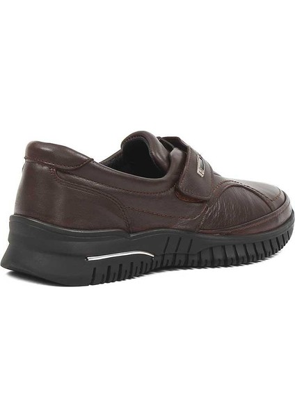 Kadın Kahverengi Kalın Tabanlı Deri Ayakkabı fırsatları