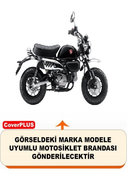 Honda Monkey 125 Branda (Arka Çanta Uyumlu) Motosiket Brandası (Siyah Renk) Motor Örtüsü Çadır Su Geçirmez Motosiklet Kılıfı Motor Brandası fiyatları