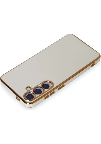 Samsung Galaxy S24 Plus Kılıf Volet Silikon - Beyaz