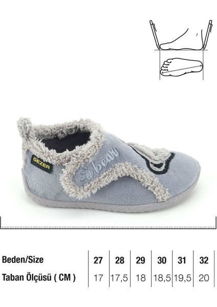 Erkek Çocuk Kışlık Pvc Rahat Taban Tek Cırt Cırtlı Ayarlanabilir Kemer Ev Okul Kreş Panduf Ayakkabı fiyatları