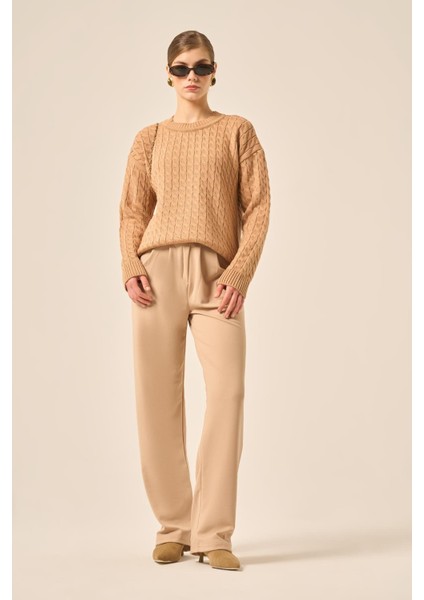 Kadın Saç Örgü Kazak Bisküvi 20882 fırsatları